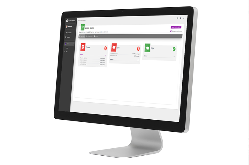 Remote Condition Monitoring screen