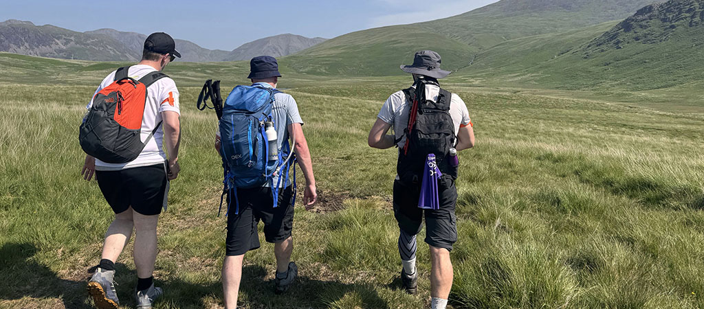 The Journeo team undertaking the challenge